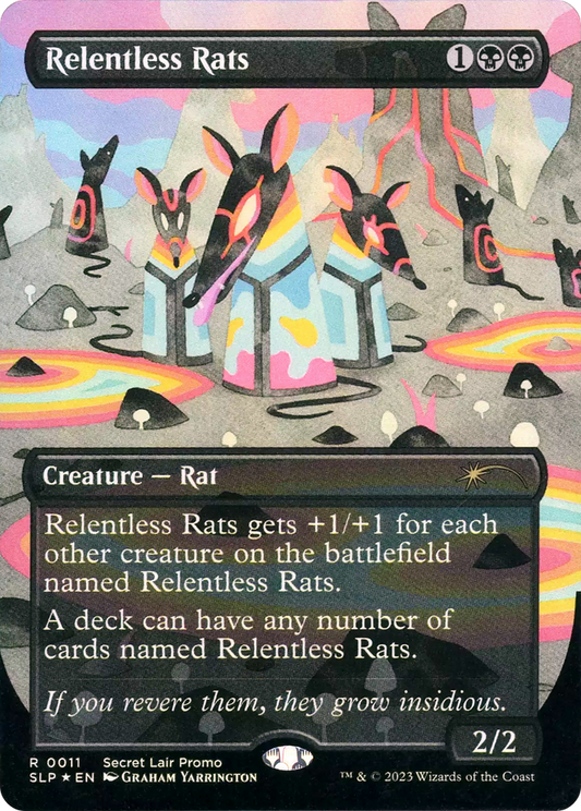 Relentless Rats (0011) [Secret Lair Showdown] Foil