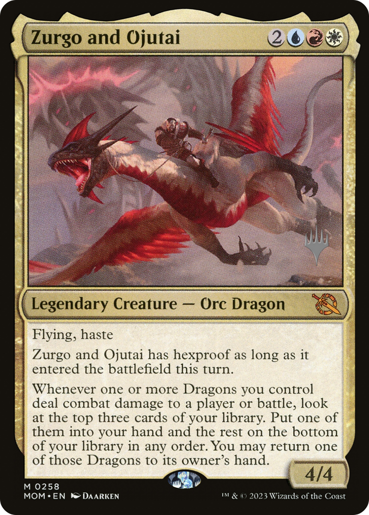 Zurgo and Ojutai (Promo Pack) [March of the Machine Promos] | Silver Goblin