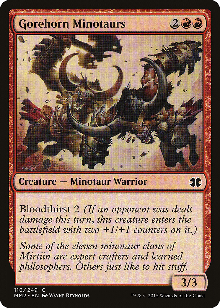 Gorehorn Minotaurs [Modern Masters 2015] | Silver Goblin