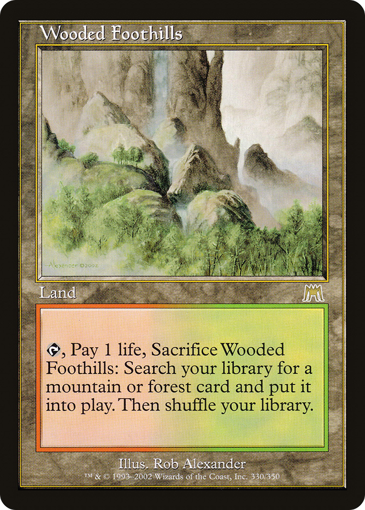 Wooded Foothills [Onslaught] Foil