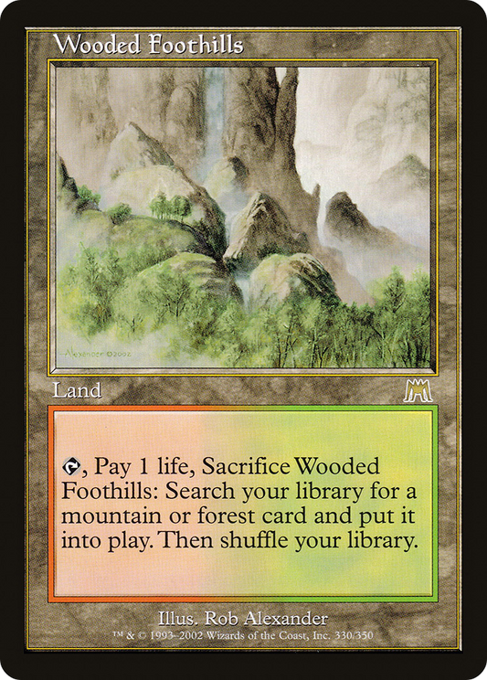 Wooded Foothills [Onslaught] Foil