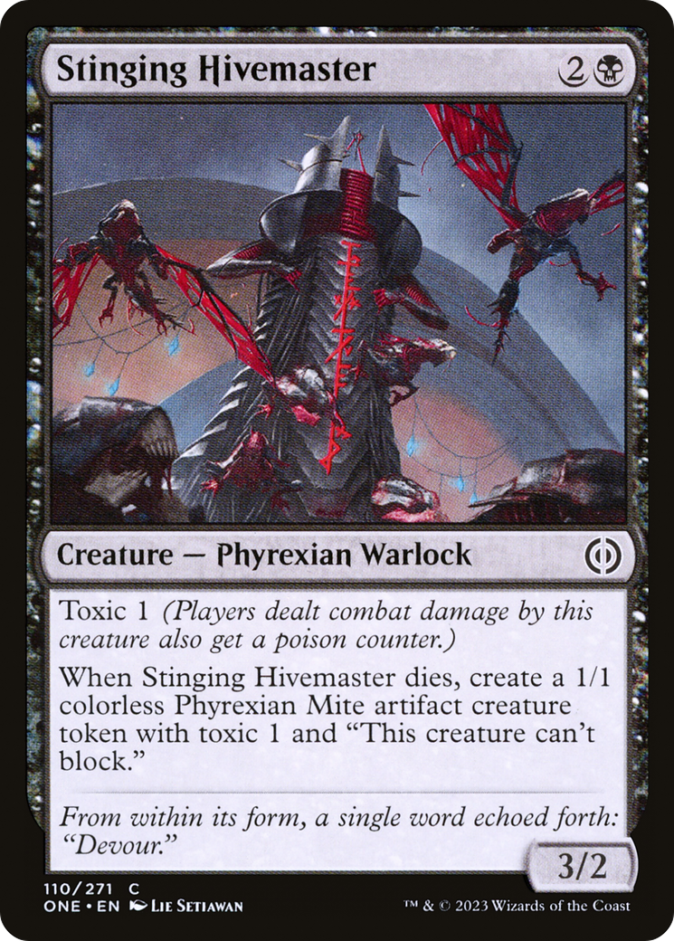 Stinging Hivemaster [Phyrexia: All Will Be One] | Silver Goblin