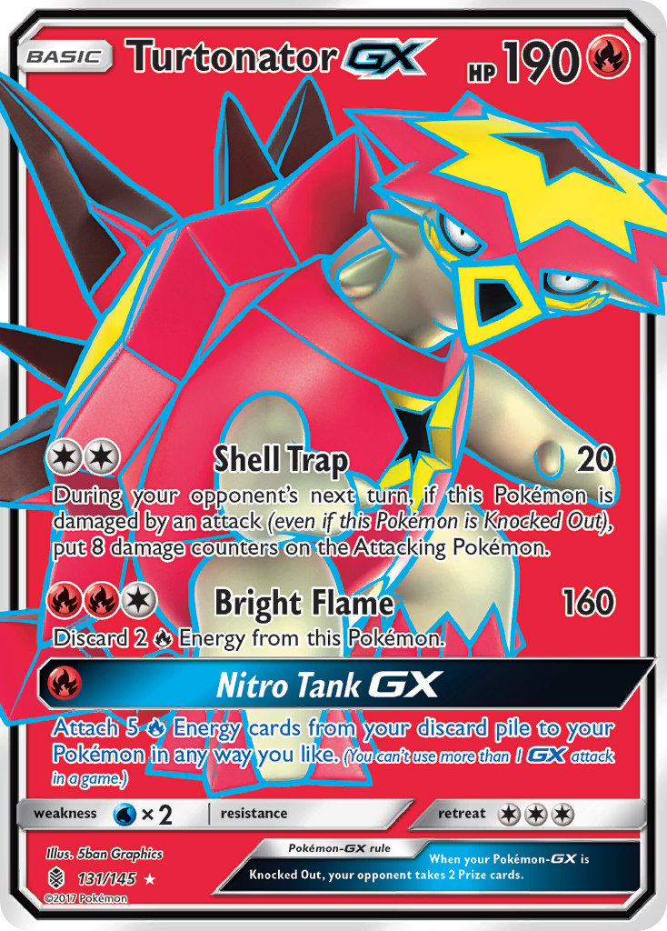 Turtonator GX (131/145) [Sun & Moon: Guardians Rising] | Silver Goblin