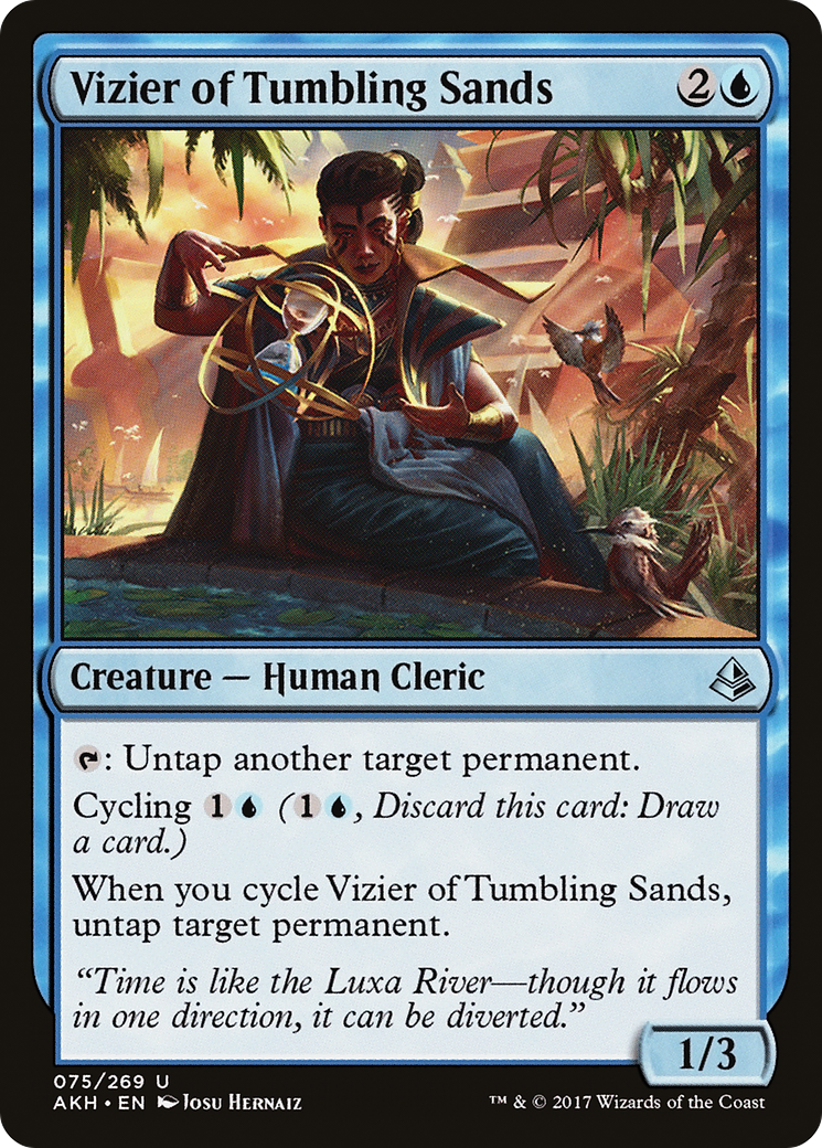 Vizier of Tumbling Sands [Amonkhet] | Silver Goblin