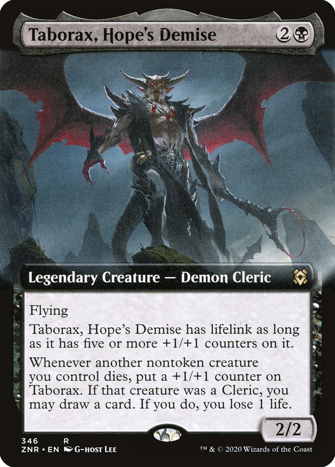 Taborax, Hope's Demise (Extended Art) [Zendikar Rising] | Silver Goblin