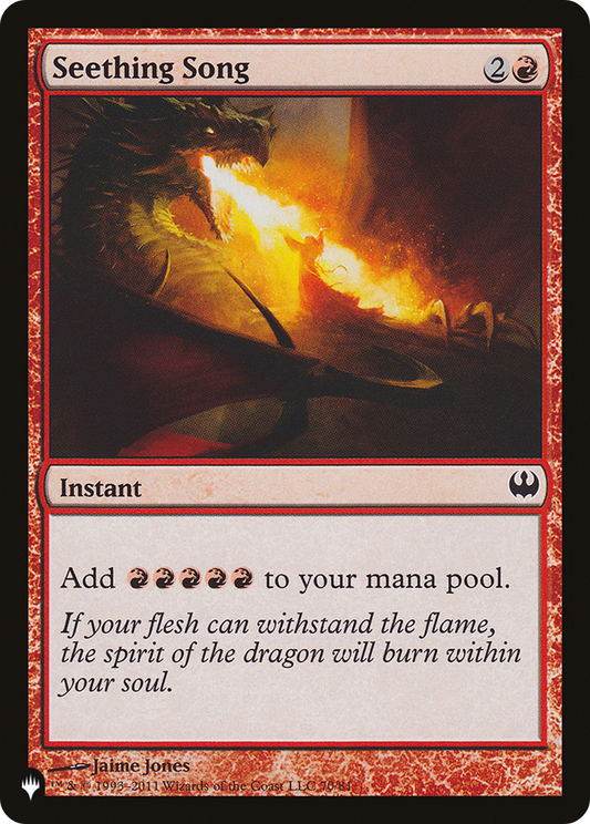 Seething Song [The List]