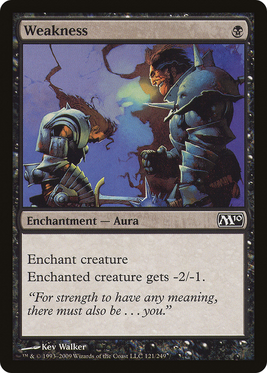Weakness [Magic 2010] Foil