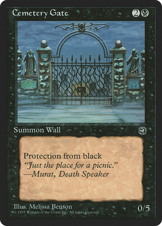 Cemetery Gate (Benson) (044b) - Homelands