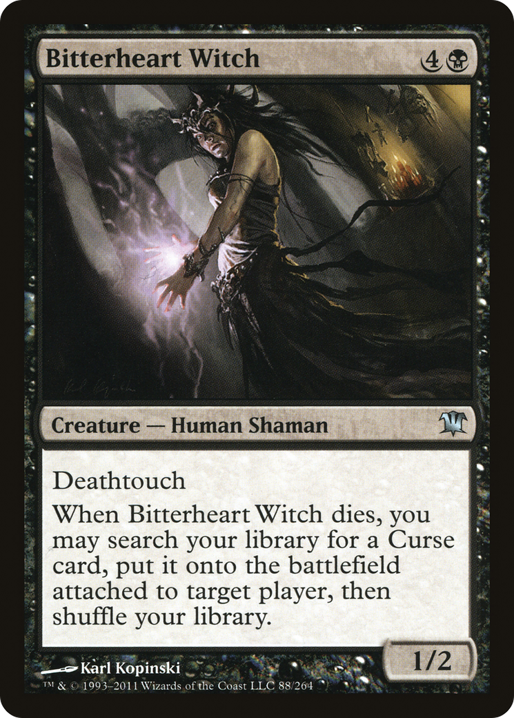 Bitterheart Witch [Innistrad] | Silver Goblin