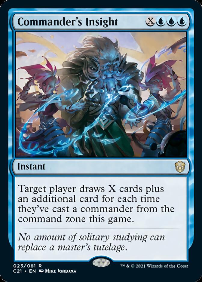 Commander's Insight [Commander 2021] | Silver Goblin