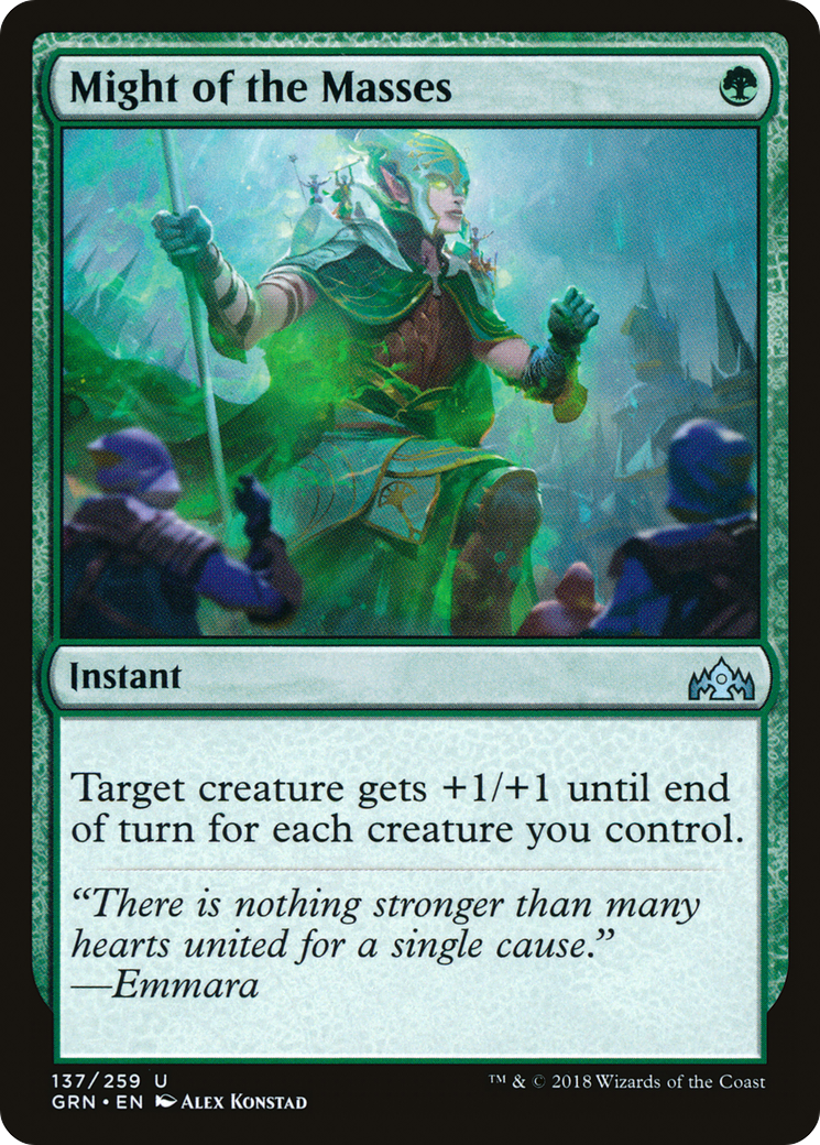 Might of the Masses [Guilds of Ravnica] | Silver Goblin