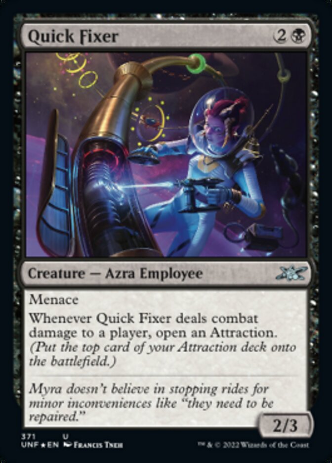 Quick Fixer (Galaxy Foil) [Unfinity] | Silver Goblin