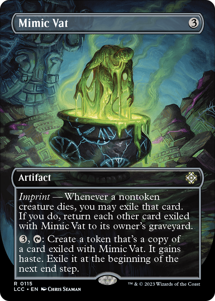 Mimic Vat (Borderless) [The Lost Caverns of Ixalan Commander] | Silver Goblin