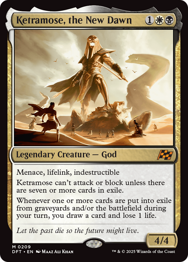 Ketramose, the New Dawn Foil (209) - Aetherdrift