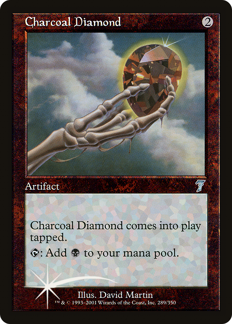 Charcoal Diamond (289) Foil - Seventh Edition