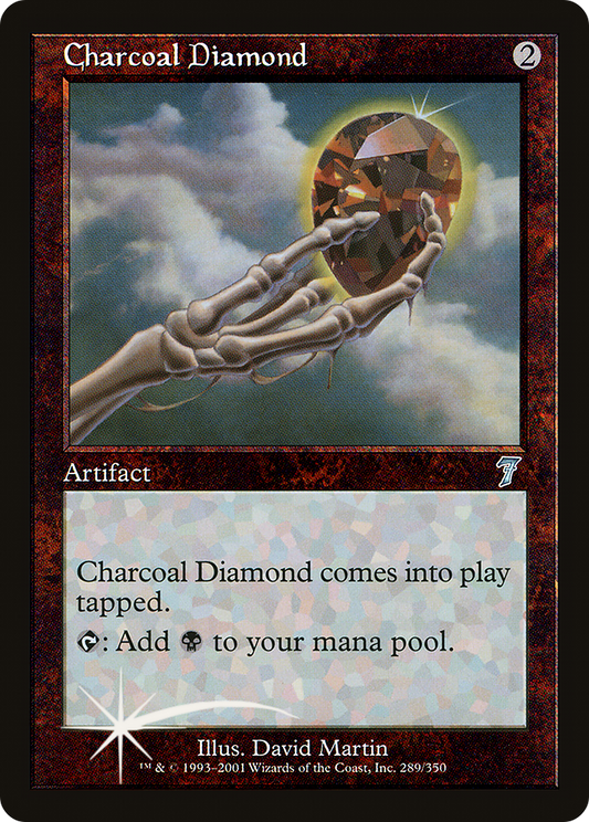 Charcoal Diamond (289) Foil - Seventh Edition