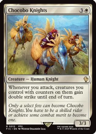 Chocobo Knights (012) Surge Foil - Commander: FINAL FANTASY