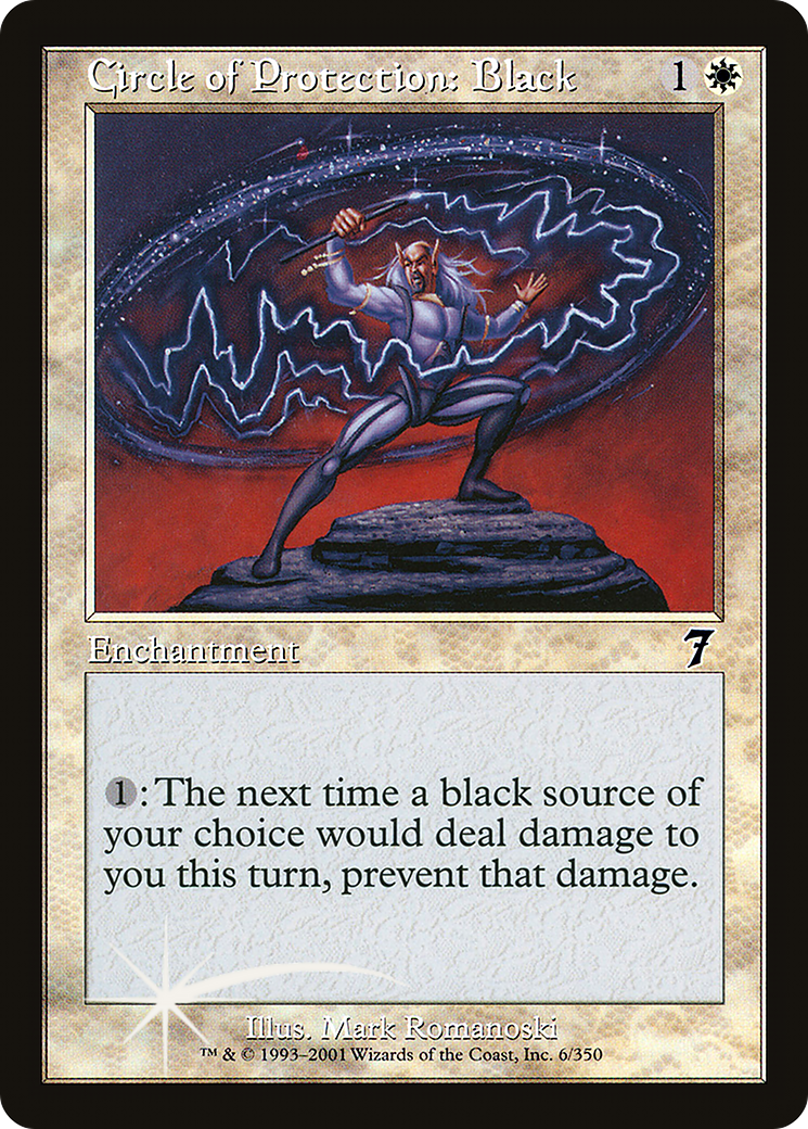Circle of Protection: Black (006) Foil - Seventh Edition