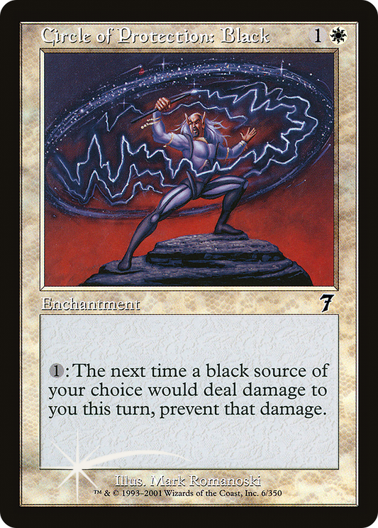 Circle of Protection: Black (006) Foil - Seventh Edition