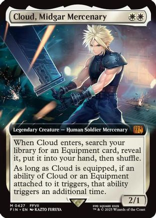 Cloud, Midgar Mercenary (Extended Art) (427) Foil - FINAL FANTASY
