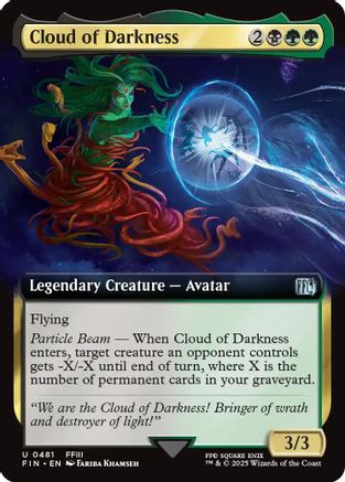 Cloud of Darkness (Extended Art) (481) Foil - FINAL FANTASY