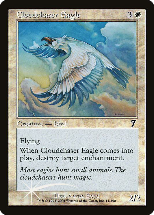 Cloudchaser Eagle (011) Foil - Seventh Edition