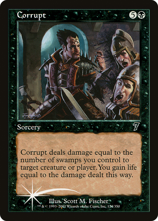 Corrupt (124) Foil - Seventh Edition