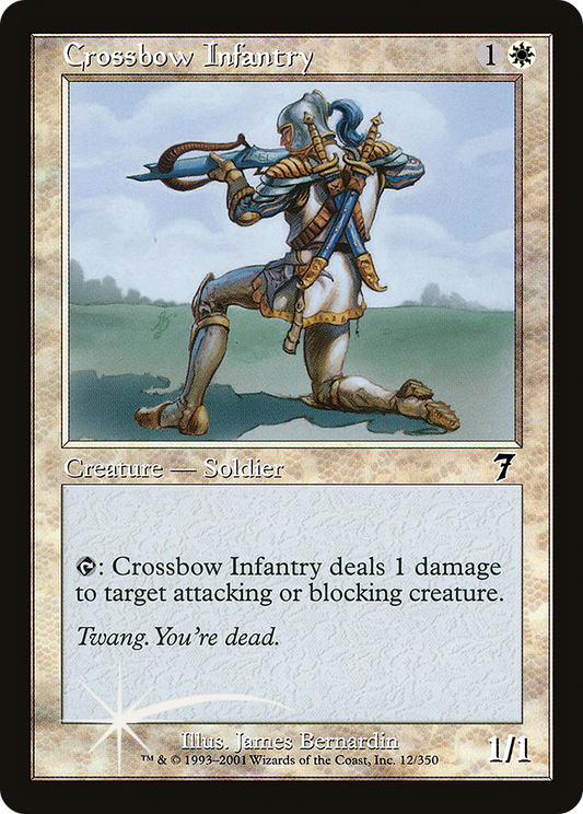 Crossbow Infantry (012) Foil - Seventh Edition