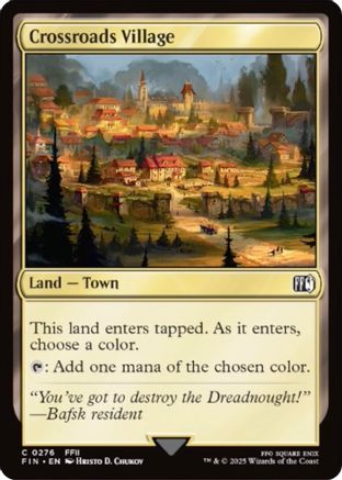 Crossroads Village (276) Foil - FINAL FANTASY