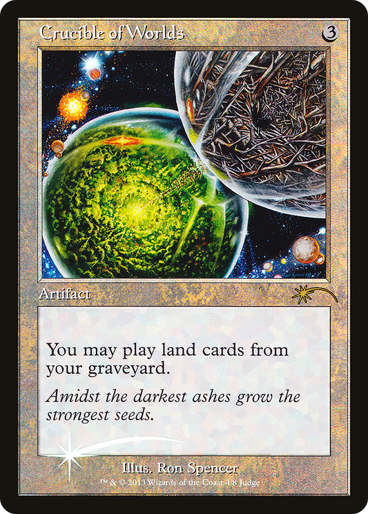 Crucible of Worlds (Retro) (004) Foil - Judge Gift Cards 2013