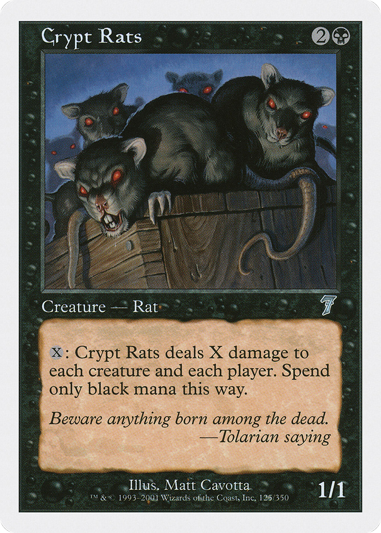 Crypt Rats (125) - Seventh Edition