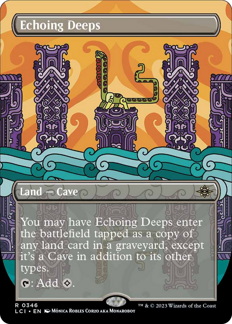 Echoing Deeps (Borderless) [The Lost Caverns of Ixalan] | Silver Goblin