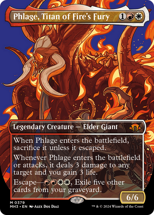 Phlage, Titan of Fire's Fury(Borderless) (379)