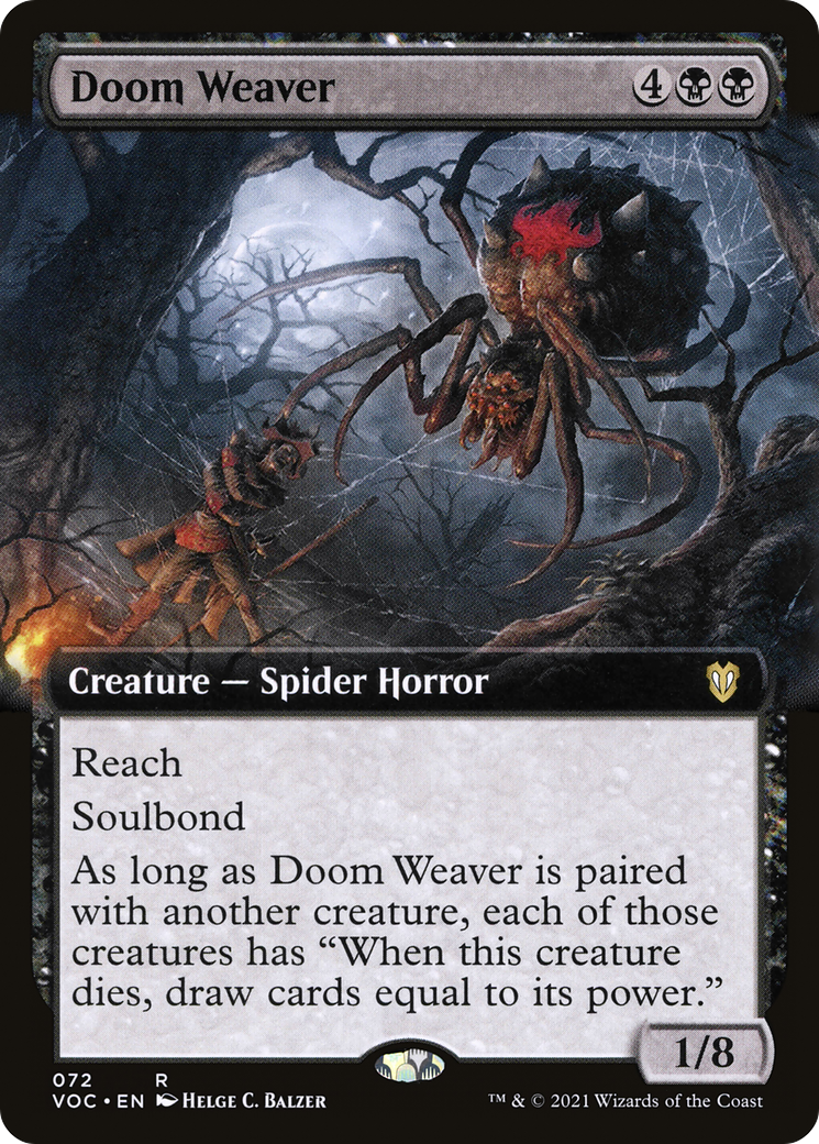Doom Weaver (Extended Art) [Innistrad: Crimson Vow Commander]