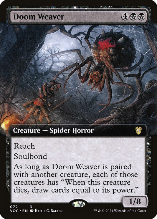 Doom Weaver (Extended Art) [Innistrad: Crimson Vow Commander]
