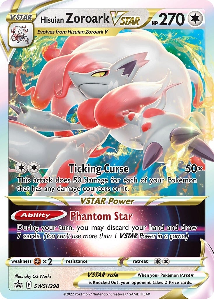 Hisuian Zoroark VSTAR (SWSH298) [Sword & Shield: Lost Origin] | Silver Goblin