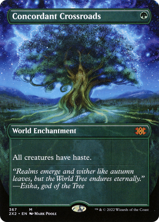 Concordant Crossroads (Borderless Alternate Art) [Double Masters 2022] Foil