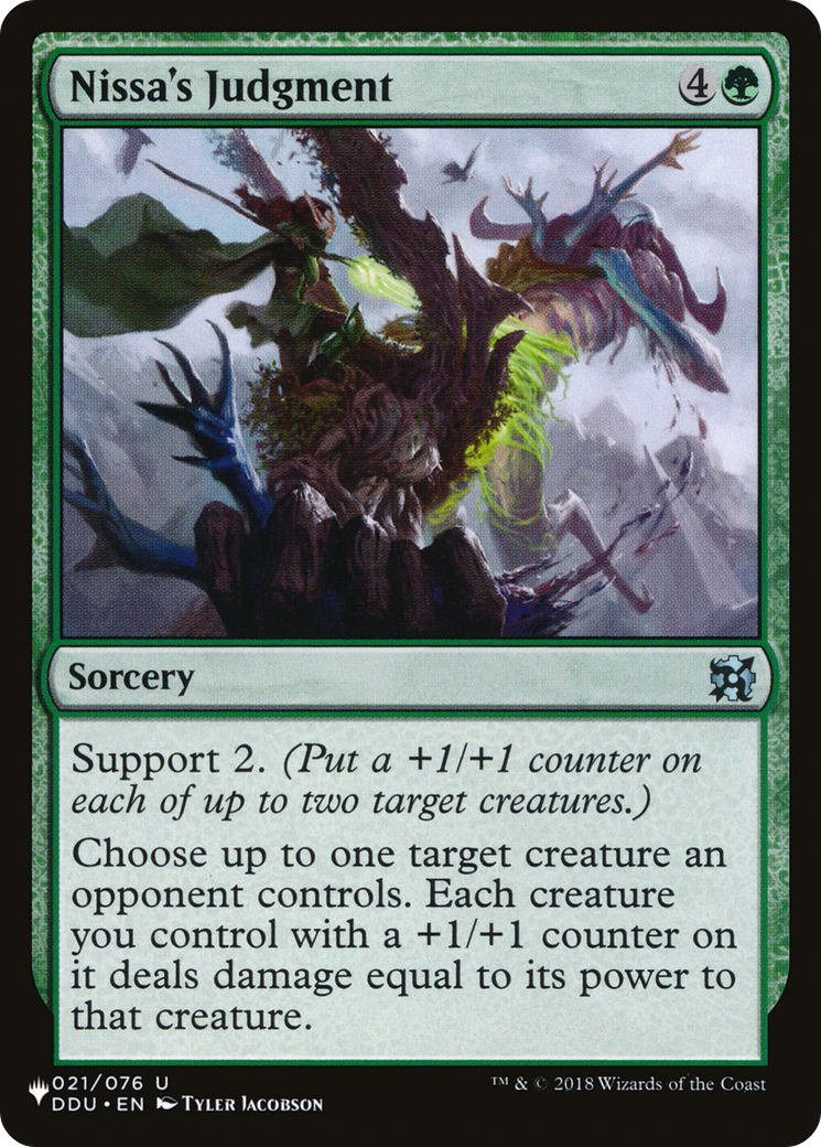 Nissa's Judgment (DDU-21)