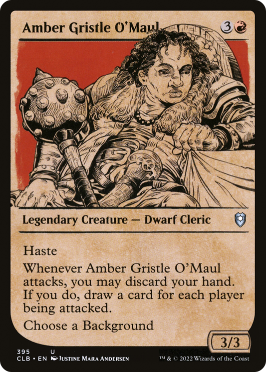 Amber Gristle O'Maul (Showcase) [Commander Legends: Battle for Baldur's Gate]