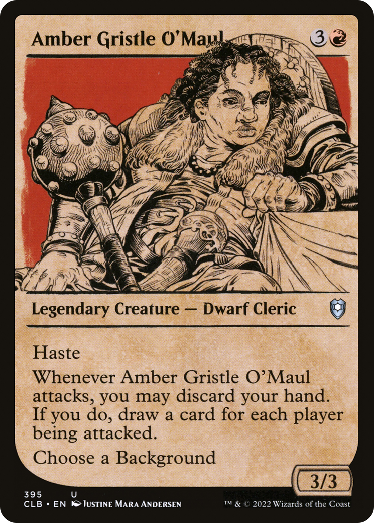 Amber Gristle O'Maul (Showcase) [Commander Legends: Battle for Baldur's Gate] Foil