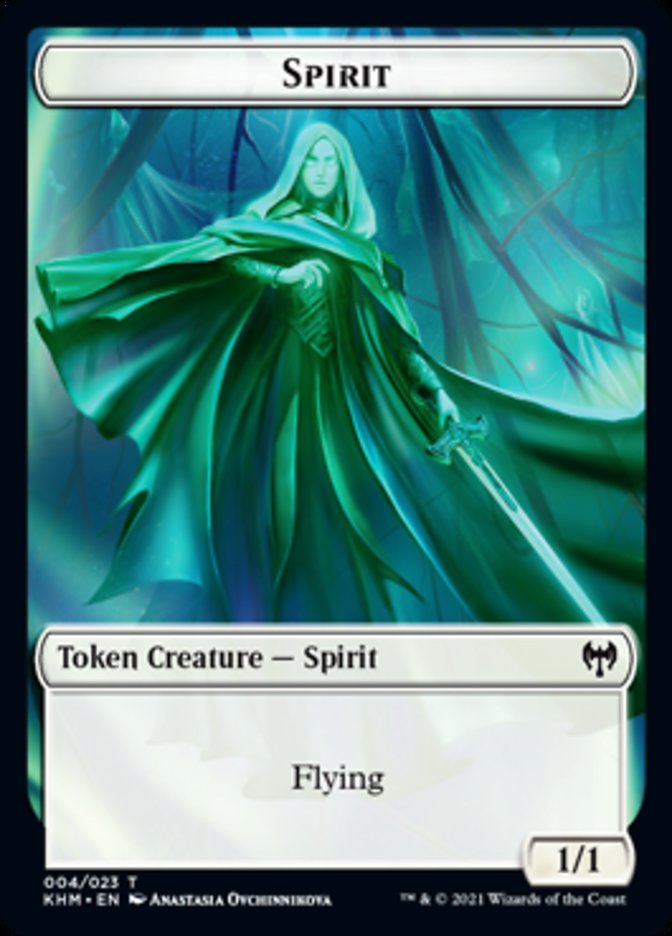 Spirit Token [Kaldheim Tokens] | Silver Goblin