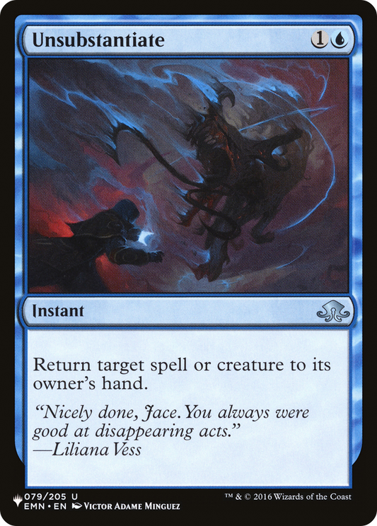 Unsubstantiate (EMN-79)