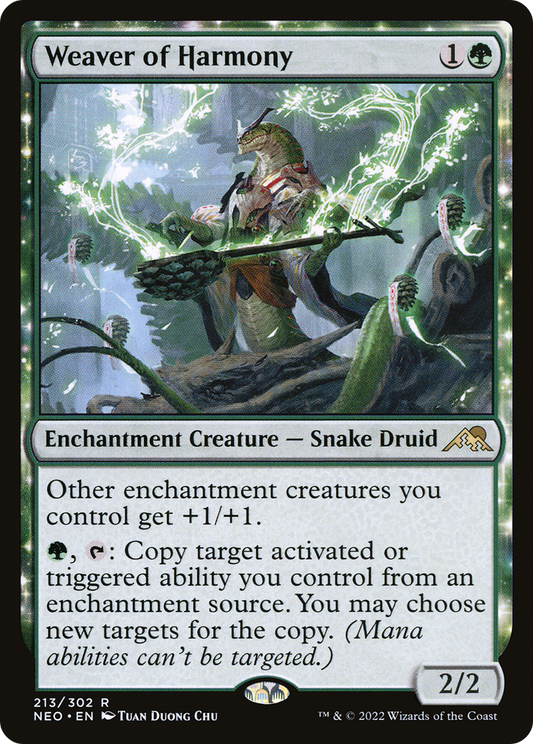Weaver of Harmony [Kamigawa: Neon Dynasty] Foil