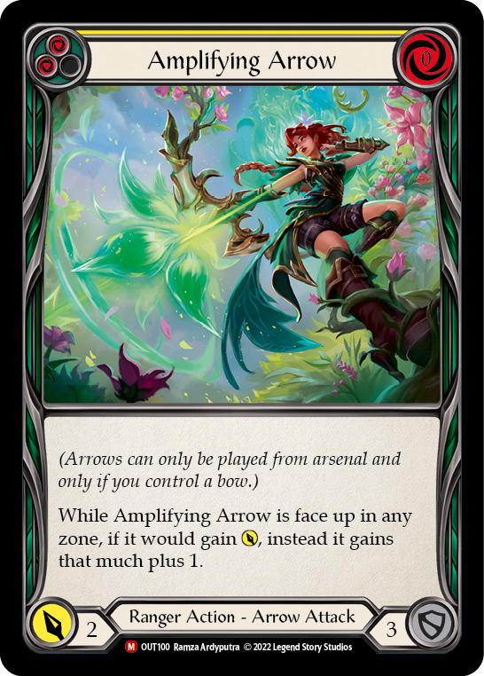 Amplifying Arrow [OUT100] (Outsiders)  Rainbow Foil | Silver Goblin