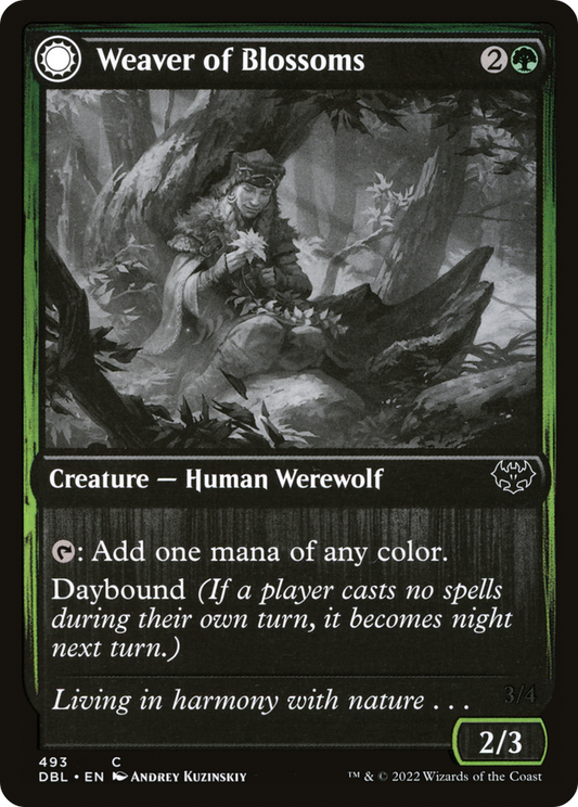 Weaver of Blossoms // Blossom-Clad Werewolf [Innistrad: Double Feature]