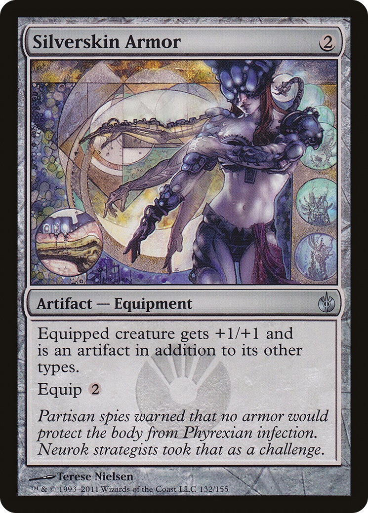 Silverskin Armor [Mirrodin Besieged] | Silver Goblin