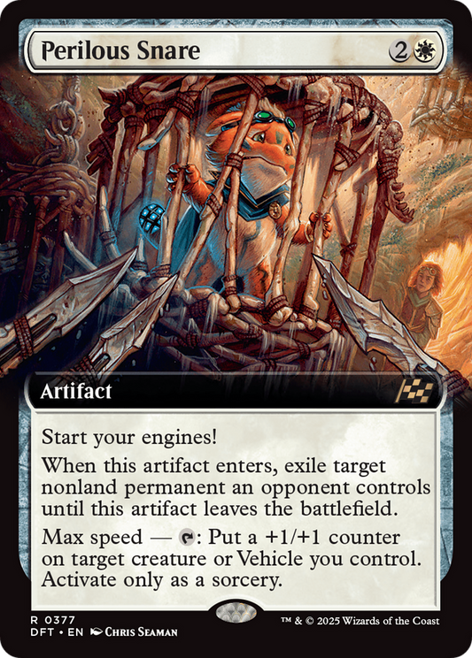 Perilous Snare (Extended Art) Foil (377) - Aetherdrift