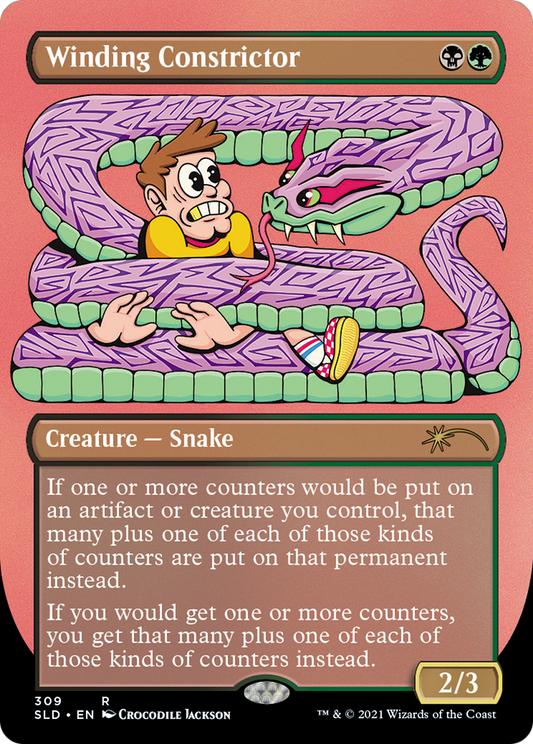Winding Constrictor (Borderless) [Secret Lair Drop Series]