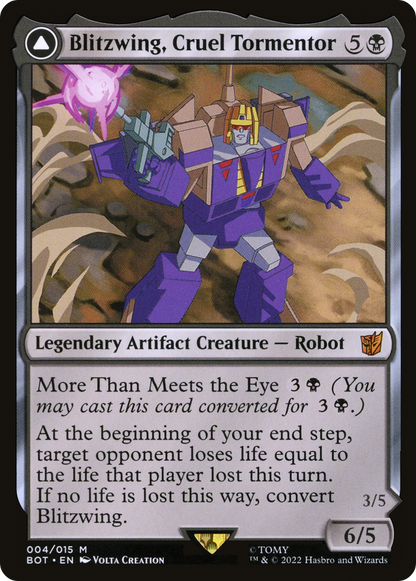 Blitzwing, Cruel Tormentor // Blitzwing, Adaptive Assailant [Transformers]