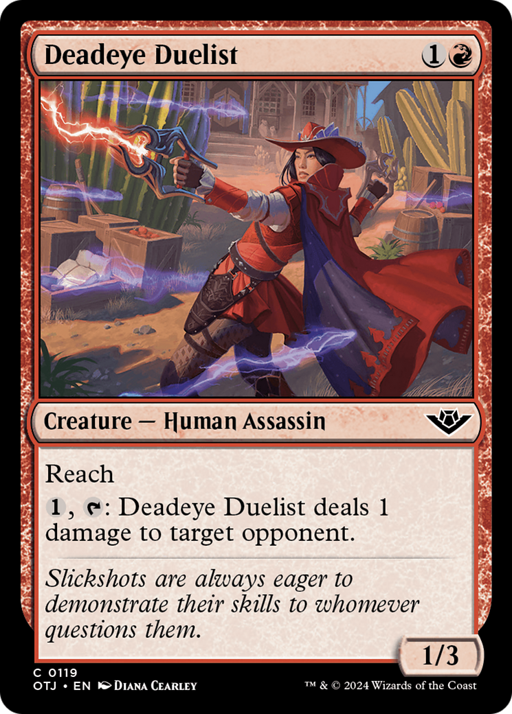Deadeye Duelist [Outlaws of Thunder Junction] | Silver Goblin